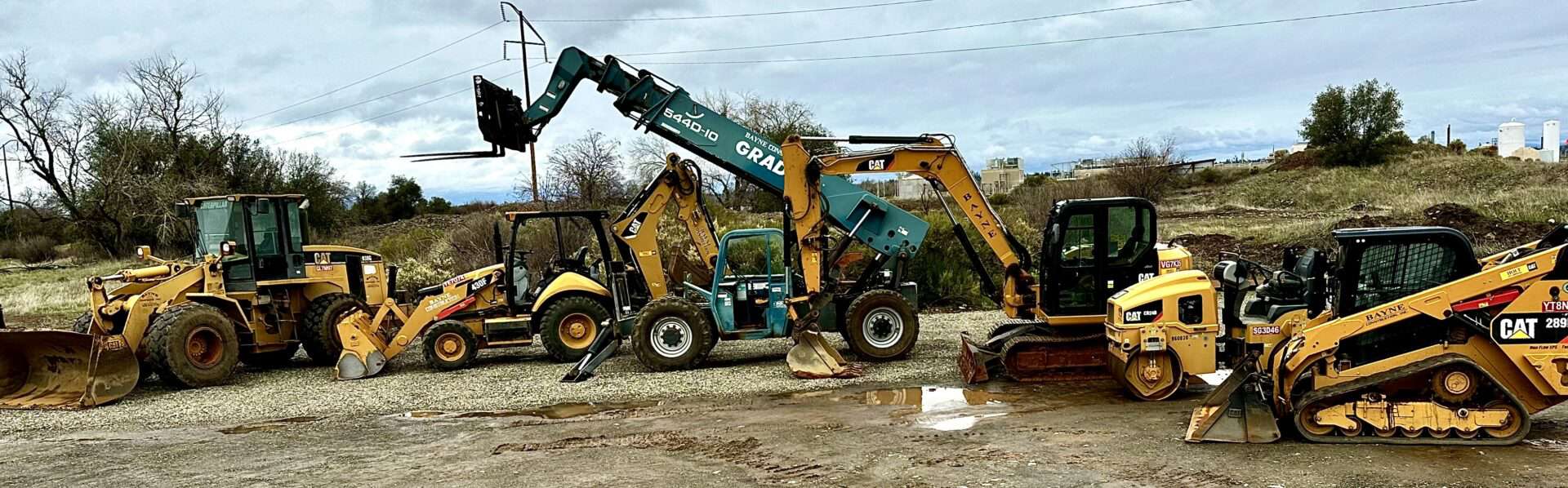 Heavy equipment for construction work